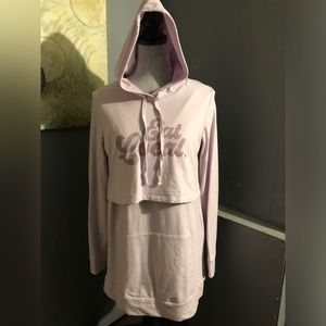 Latched Mama Eat Local Hoodie size L